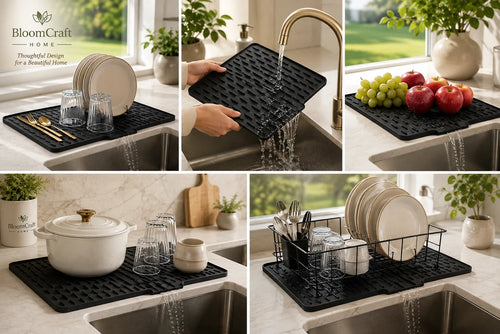 Over-Sink Drying & Drain Mat