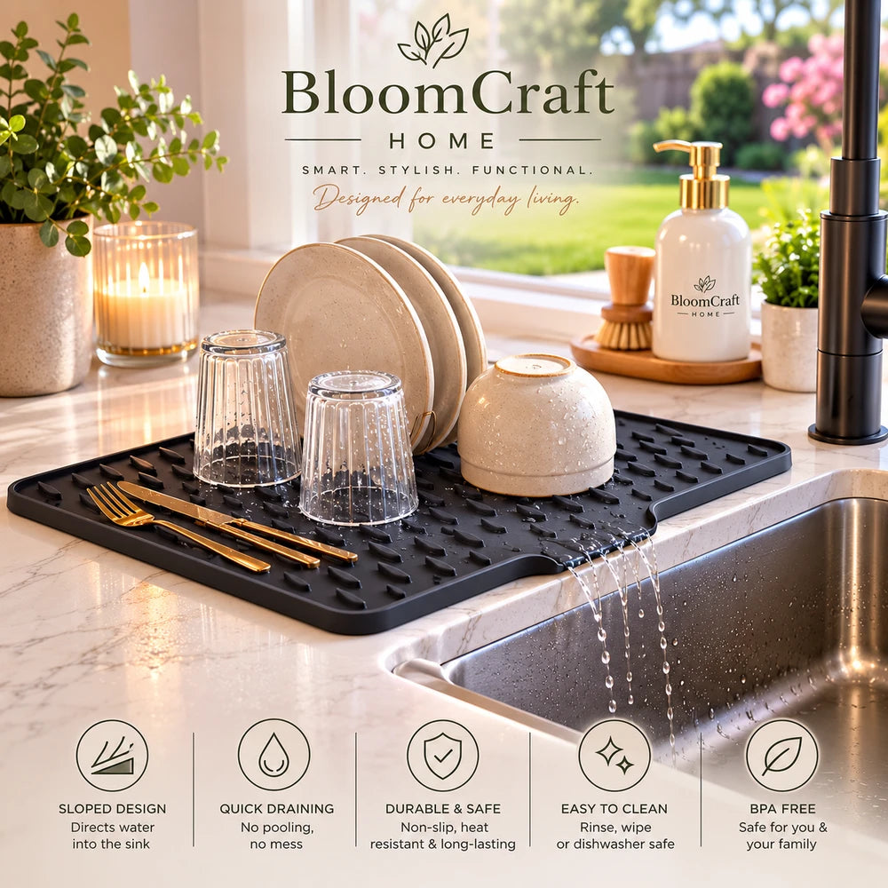 Over-Sink Drying & Drain Mat